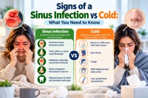 sinus infection vs cold